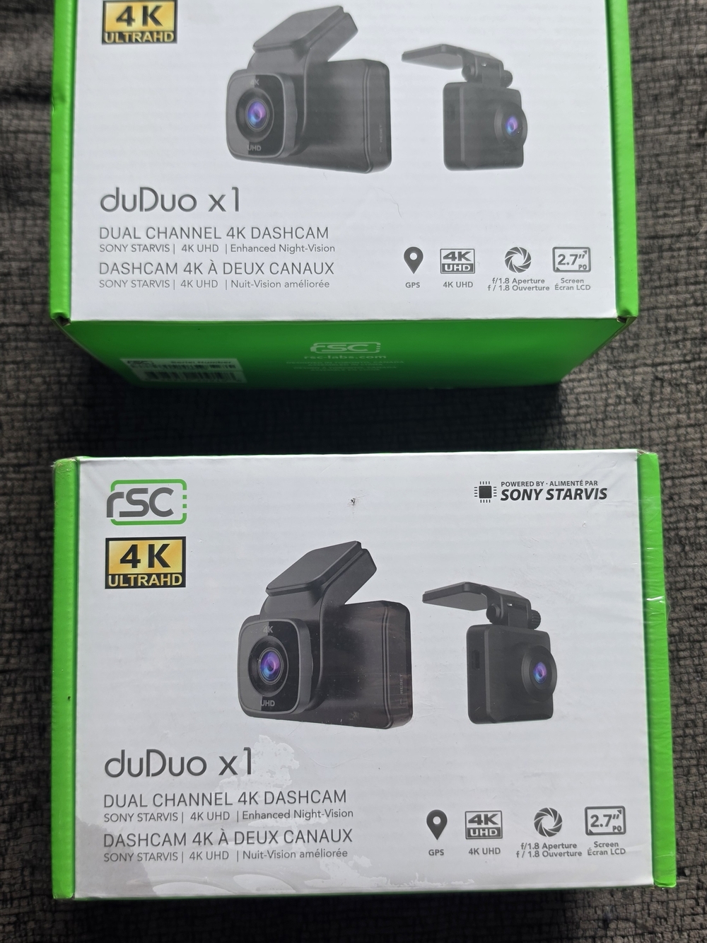 duDuo x1 Dual Channel 4K Dashcam - Black